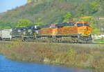 BNSF 7562,  BNSF's  St.Croix   Sub. 